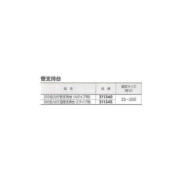 だページ レッキス工業 REX レッキス 200倍力付管支持台(A型) 311340 MMS